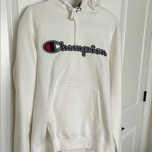 Champion White Hoodie & Track pants set